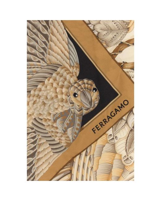 Ferragamo Natural Silk Scarves