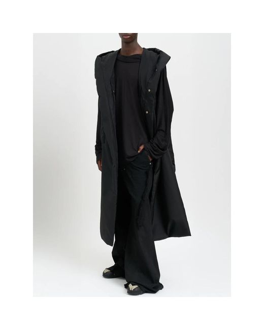 Rick Owens Single-Breasted Coats in het Black voor heren