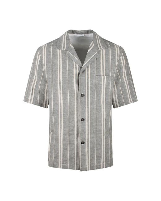 Short Sleeve Shirts Paolo Pecora pour homme en coloris Gray