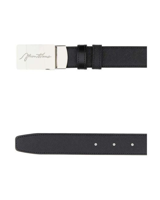 Montblanc Black Belts for men