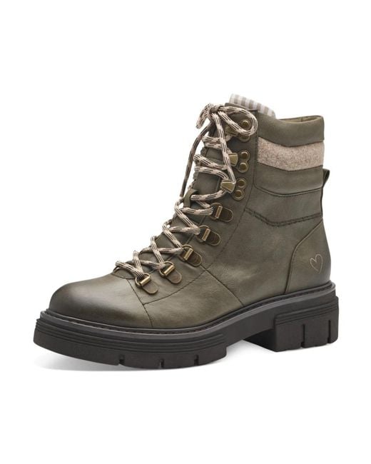 Marco Tozzi Brown Lace-Up Boots