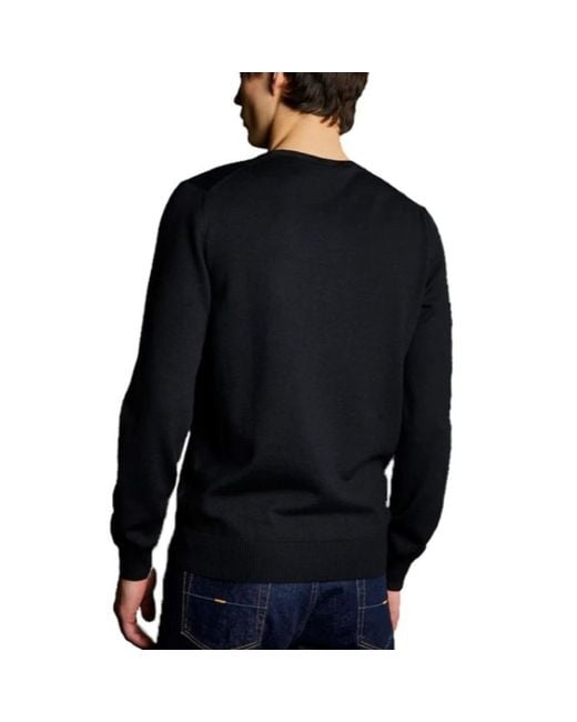 Fay Blue Round-Neck Knitwear for men