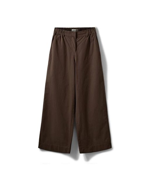 Sofie Schnoor Wijde Broek in het Brown