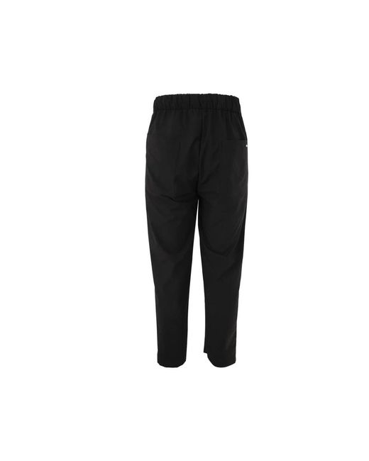 Herno Black Cropped Trousers for men