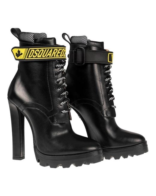 DSquared² Black Heeled Boots