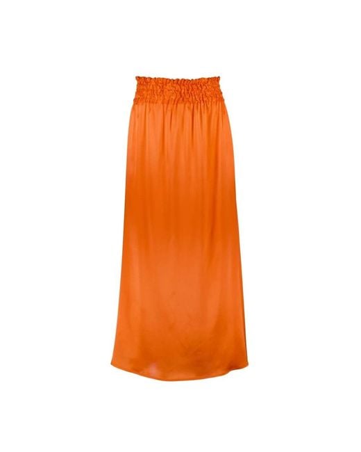 Femmes du Sud Orange Maxi Skirts