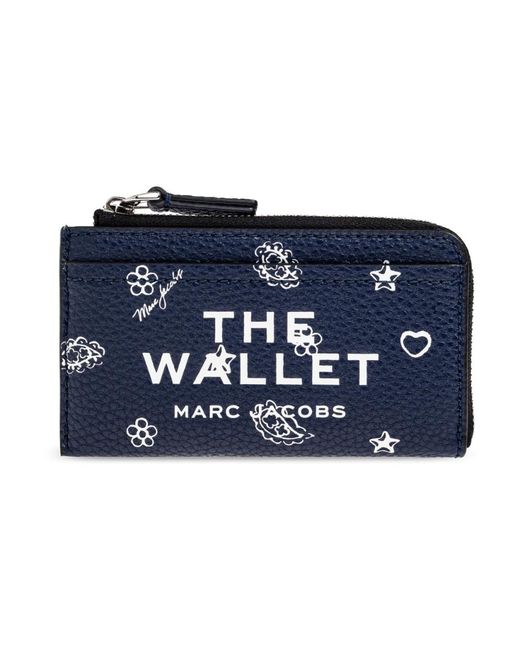 Marc Jacobs Accessoires ,Blauw ,Leer The Wallet in het Blue