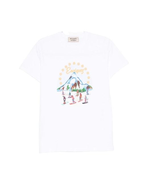 T-Shirts ALESSANDRO ENRIQUEZ de color White