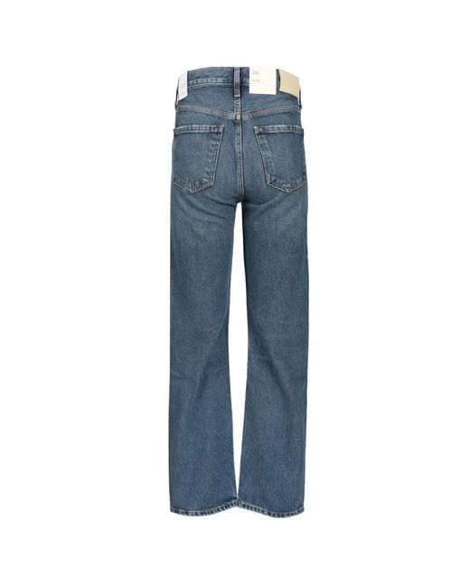 Citizens of Humanity Blue Straight Jeans