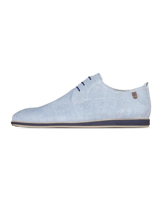 van Bommel Blue Laced Shoes for men