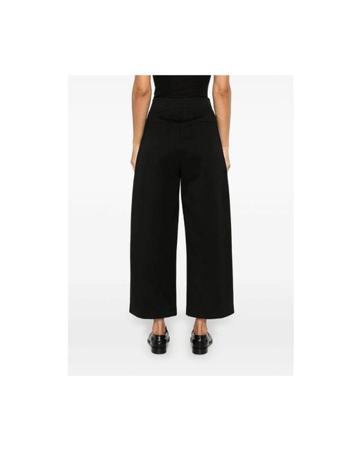Studio Nicholson Black Cropped Trousers