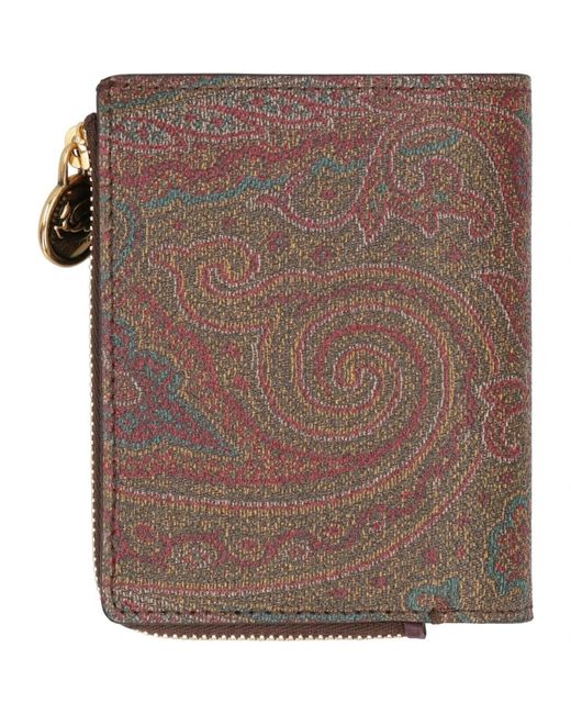 Etro Brown Wallets &Amp; Cardholders
