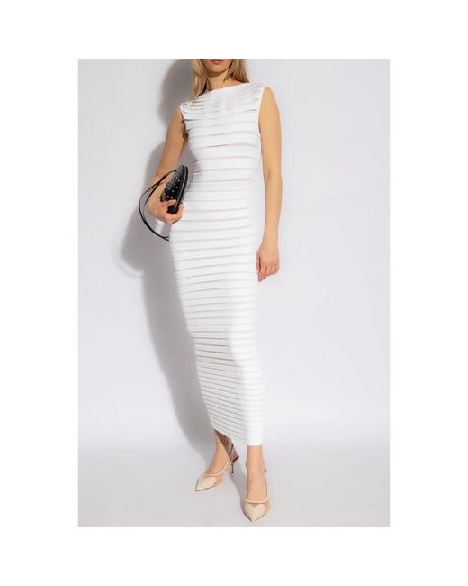 Maxi Dresses di Alaïa in White