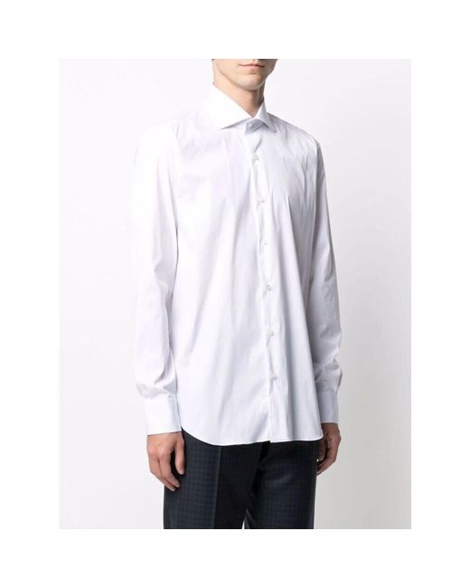 Formal Shirts di Barba Napoli in White da Uomo