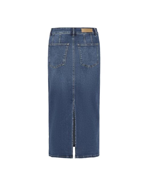 Part Two Rokken ,Blauw ,Katoen Tammie Skirt in het Blue