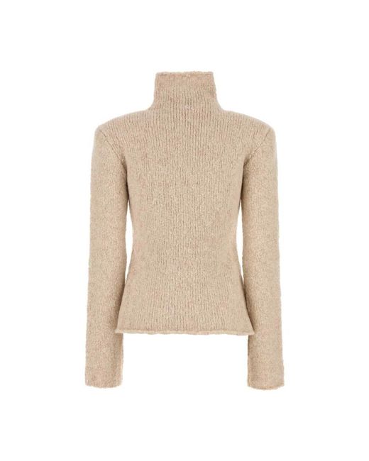 Magda Butrym Natural Turtlenecks