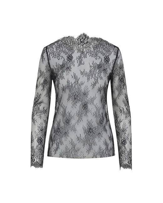Alberta Ferretti Zwart T-Shirt Stijlvol Ontwerp Aw25 in het Gray