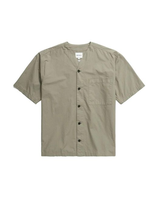 Norse Projects Gray Short Sleeve Shirts for men