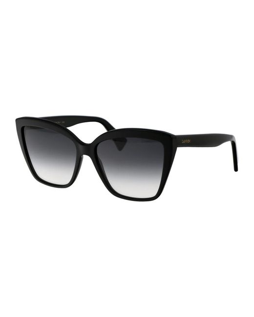 Lanvin Black Stylische sonnenbrille mit lnv617s design