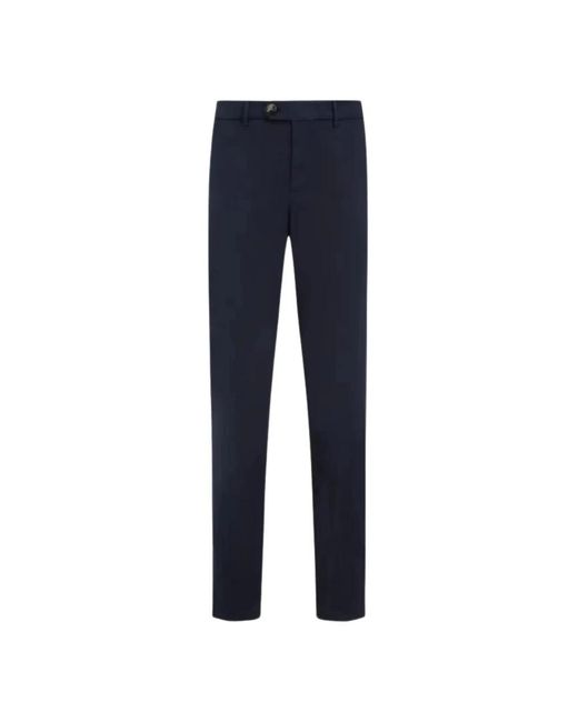 Brunello Cucinelli Blue Slim-Fit Trousers for men