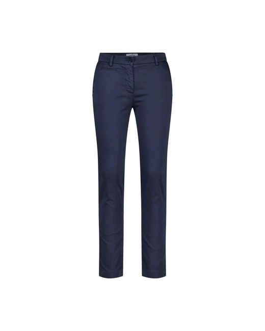 Mason's Blue Slim-Fit Trousers