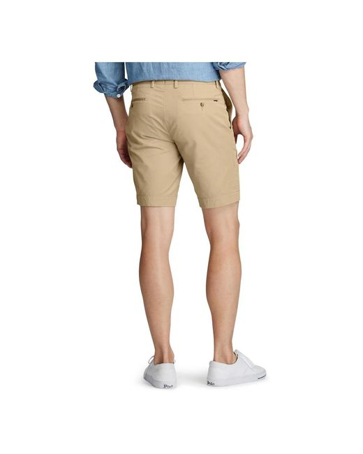 Ralph Lauren Chino flat kurze shorts in Natural für Herren