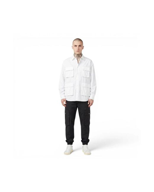 John Richmond Black Slim-Fit Trousers for men