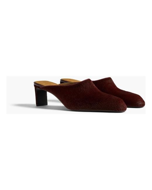 Khaite Brown Heeled Mules