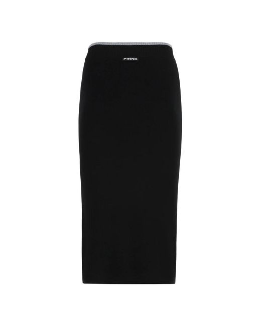 Pinko Midi Skirts in het Black