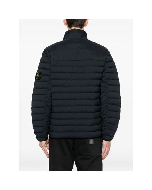 Stone Island Black Winter Jackets for men