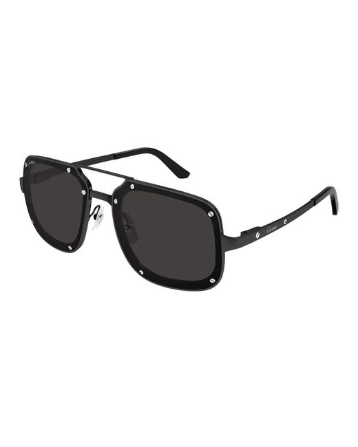 Cartier Black Ct0194 S Sunglasses