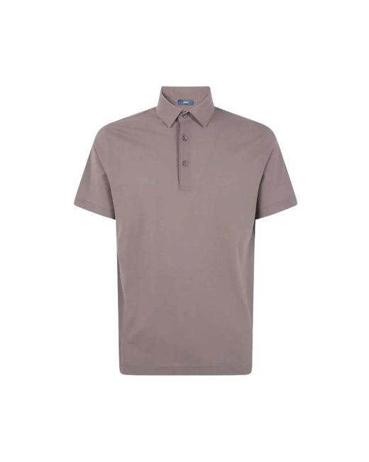 Polo Shirts Herno de hombre de color Brown