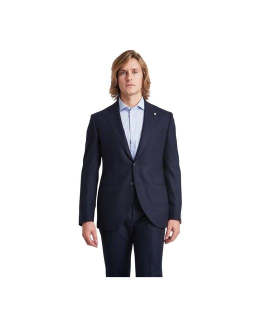 Luigi Bianchi Blue Blazers for men