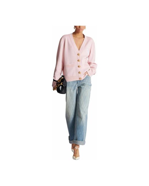 Balmain Cardigans in het Pink