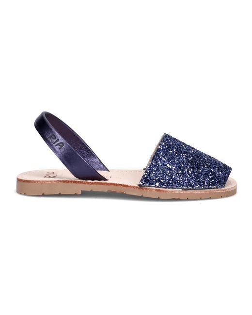 Ria Menorca Blue Flat Sandals