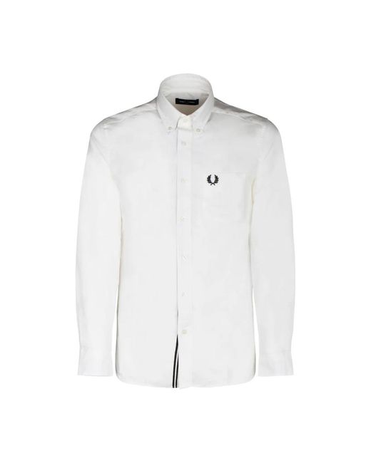 Fred Perry White Casual Shirts for men