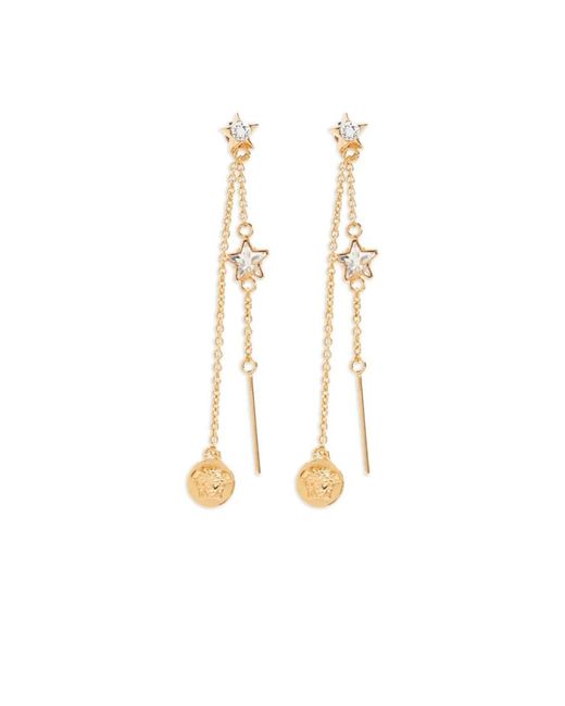 Earrings Versace en coloris Metallic