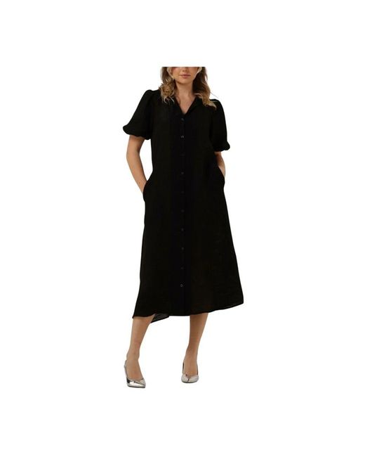 My Essential Wardrobe Black Estermw Langes Kleid
