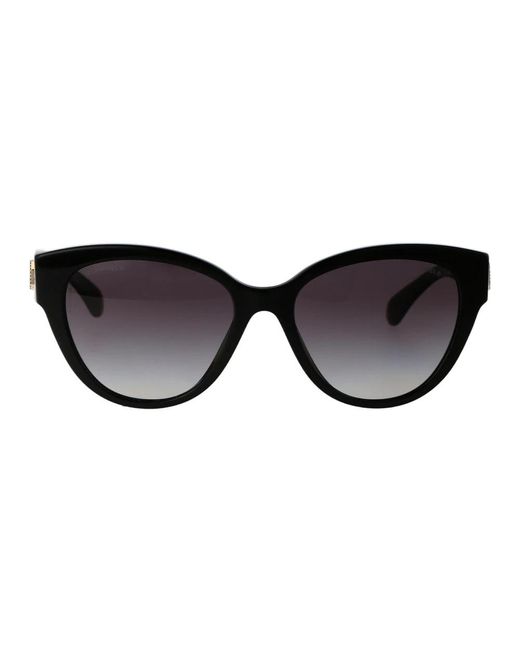Chanel Black Stylische sonnenbrille mit modell 0ch5477