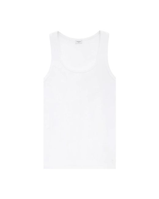 Saint Laurent Sleeveless Tops in het White