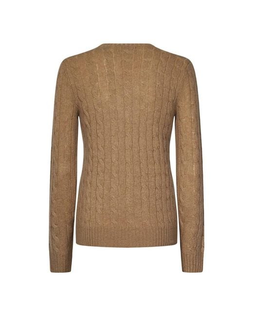 Polo Ralph Lauren Brown Round-Neck Knitwear