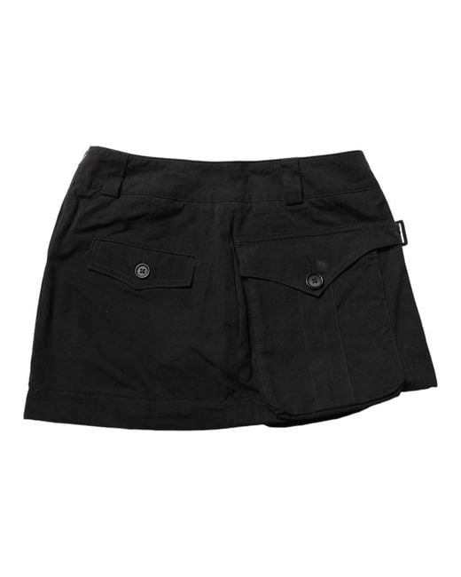 Dolce & Gabbana Black Short Skirts