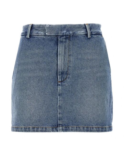 ARMARIUM Blue Denim Skirts