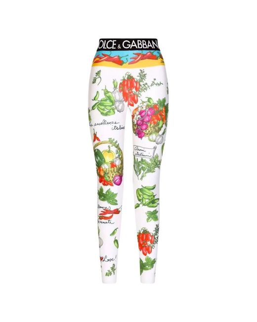 Dolce & Gabbana Multicolor Leggings