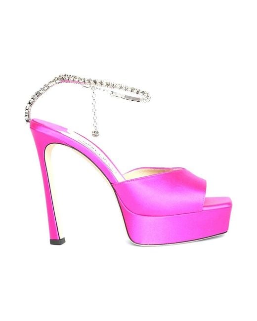 Jimmy Choo Pink High Heel Sandals