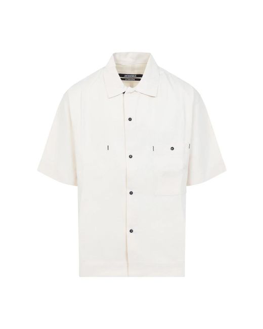 Jacquemus Aloe Overhemd in het White voor heren