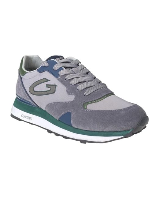 Alberto Guardiani Blue Sneakers for men