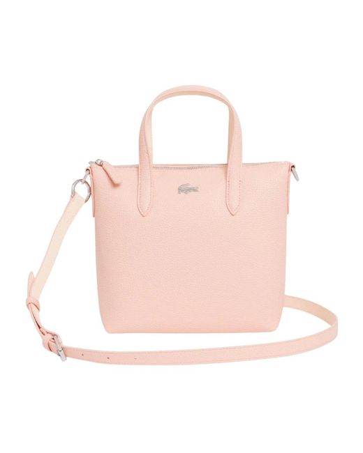 Lacoste Pink Tote Bags