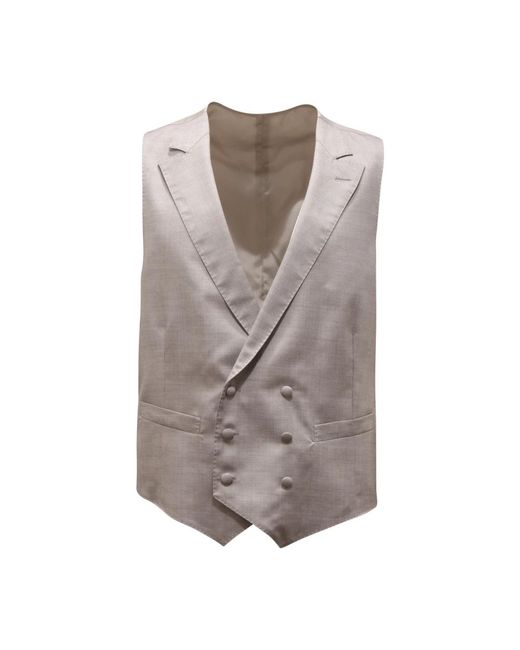 Lardini Brown Vests for men