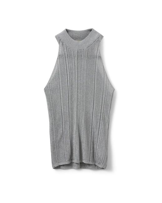 Sofie Schnoor Gray Sleeveless Tops
